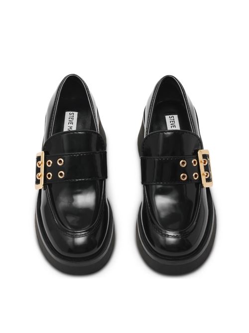 Black leather loafers Steve Madden | SMSBRIDGETON-BBX.BBX